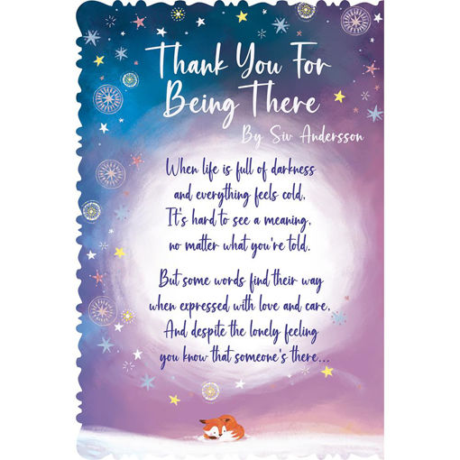Picture of THANK YOU FOR BEING THERE CARD